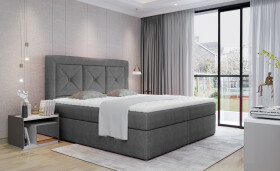 Boxspring Idris Rozměr: 160 x 200 cm, látka: Omega 13