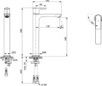 IDEAL STANDARD - Connect Air Umyvadlová baterie Slim, BlueStart, chrom A7028AA