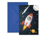 Vesmír pozvánky na party 6 ks Procos Vesmír pozvánky na party 6 ks Procos