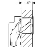 Geberit souprava s otvorem pro vhazování tablet 115.610.00.1 115.610.00.1