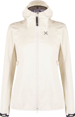 MONTURA Upland 3L Hooded Jacket Woman, White/Melon velikost: S