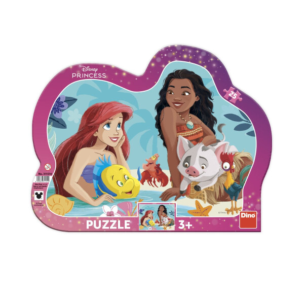 Puzzle Ariel a Vaiana 25 dílků