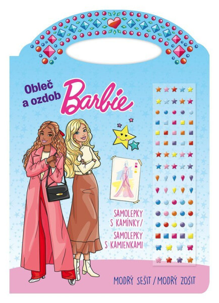 Barbie - modrý sešit/zošit