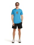 Pánské merino triko s krátkým rukávem ICEBREAKER Mens 150 Tech Lite SS Tee Bear Catch, Arctic velikost: M