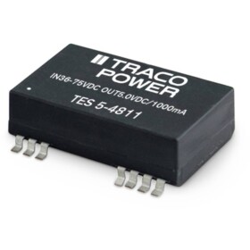 TracoPower TES 5-1212 DC/DC měnič napětí, SMD 12 V/DC 12 V/DC 420 mA 5 W Počet výstupů: 1 x Obsah 1 ks