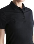 ICEBREAKER Wmns Merino 150 Tech Lite III SS Polo, Black velikost: S