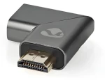 Nedis Profigold Fabritallic HDMI adaptér lomený vlevo / Adaptér / HDMI zástrčka - HDMI zásuvka (CVTB34903GY)