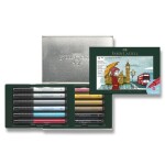Faber-Castell Pitt Artist Pen London sada 12 ks, hroty B/FM/S