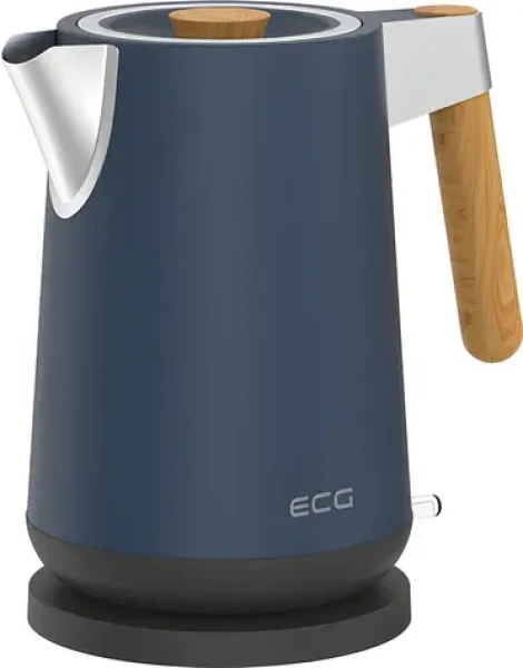 ECG RK 1768 Strix Timber Petrol / Rychlovarná konvice / 2200 W / 1,7 l / nerez a dřevo (100002076092)