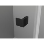 MEXEN/S - Lunar T sprchový kout dveře křídlové levá 120 x 100, transparent, černá 834T-120-100-70-00-L