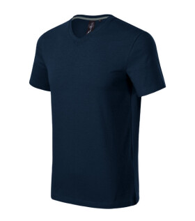 Action V-neck tričko pánské námořní modrá M