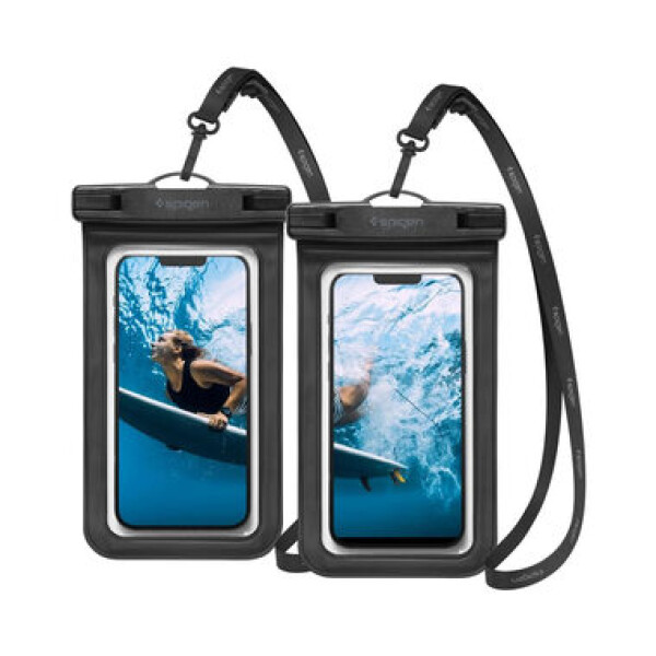 Pouzdro Spigen Aqua Shield WaterProof Case A601 2 Pack černé