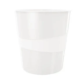 Leitz WOW Odpadkový koš 15 l perleťová bílá (52781001)