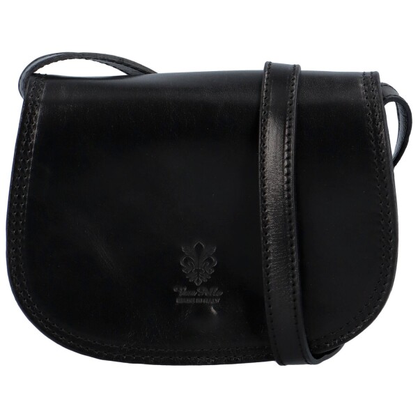 Dámská kožená crossbody taška Luren, černá