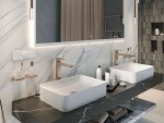 HANSGROHE - Metropol Umyvadlová baterie s výpustí Push-Open, kartáčovaný bronz 32512140