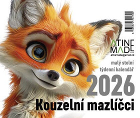 Kalendář 2026 Kouzelní mazlíčci, stolní, týdenní, 13 x 15 cm
