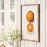 IB LAURSEN Obraz v rámu Citrus Fruits 45 x 60 cm Pomeranč, žlutá barva, oranžová barva, přírodní barva, sklo, dřevo, papír