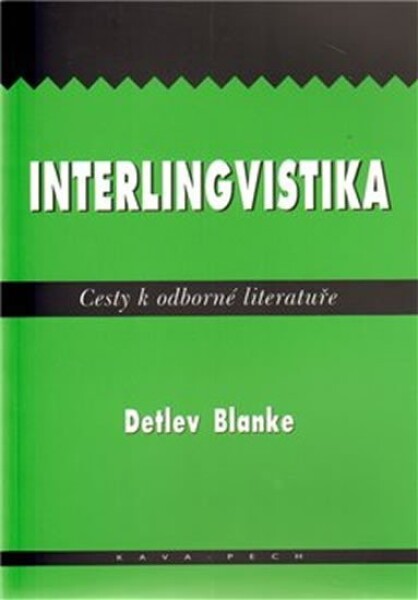 Interlingvistika: Detlev Blanke