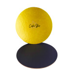 Cake star podložka pod dort pevná zlato-černá matná 24cm