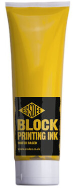 EssDee Block Printing Ink barva na linoryt 300 ml žlutá