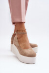 Dámské béžové espadrilky Malla Wedge