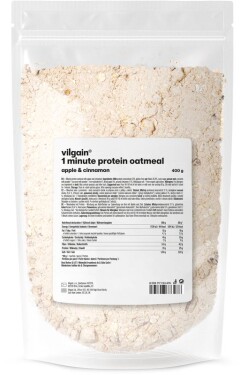 Vilgain Minutová proteinová ovesná kaše – Jablko a skořice 400 g