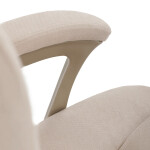Kancelářské křeslo, houpací mechanismus, béžová látka, KA-C713 CRM2