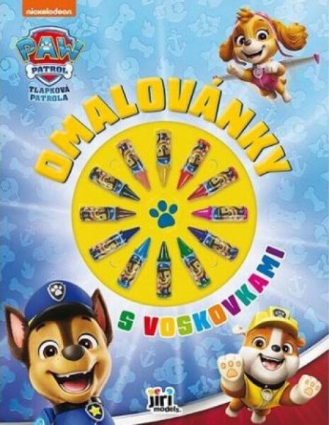 Tlapková patrola - Omalovánky s voskovkami - kolektiv autorů