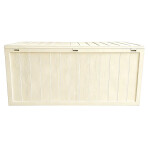 Zahradní úložný box 112x49x54cm, plast, béžová, AZB-G2075 CRM