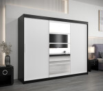 Šatní skříň Abi Ro1 Barva korpusu: Dub Sonoma, Rozměry: 150 cm, Dveře: Bílá