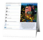 Stolní kalendář 2027 Baloušek IDEÁL Hrady a zámky