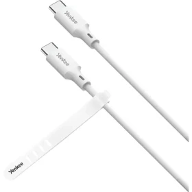 YENKEE YCU C115 WH SILIC Kabel USB-C (M) - USB-C (M) 1.5m bílá / 60W (8590669357000)