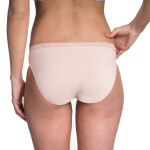 Dámské kalhotky s krajkou FANCY COTTON MINISLIP - BELLINDA - světle růžová M