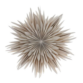 Watt & Veke Závěsná svítící hvězda Maja Greige 50 cm, béžová barva, papír