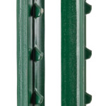 Sada T-sloupky pro elektrický ohradník 167 cm + krytky s izolátorem - 50 ks