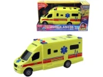Made 25548 - Sanitka SK na setrvačník na baterie se světlem a zvukem