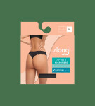 Dámské kalhotky ZERO Microfibre 2.0 Hipstring 2P - BLACK - černé 0004 - SLOGGI BLACK S