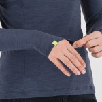 KARPOS Coppolo Merino W High Neck Ls, Ombre Blue velikost: S