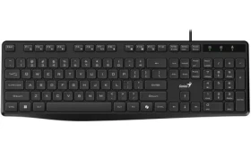 GENIUS KB-117S černá / Drátová klávesnice / Copilot / USB / CZ+SK layout (31300017403)