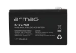 Armac VRLA AGM 12V 7Ah / Olověný akumulátor / bezúdržbový / VRLA / nabíjecí proud 1,8 A (B/12V/7AH)
