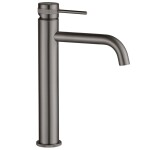 REA - Umyvadlová baterie Lungo Grip - Gun Grey, vysoká REA-B8779