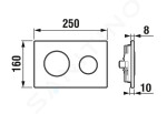 IDEAL STANDARD - Connect Air Skříňka pod umyvadlo, 1000x440x517 mm, lesklá bílá/světlá šedá mat E0821KN