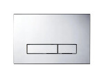 CERANO - Kompletní WC set Profi/Cesso - černá lesklá - WC tlačítko Slim/Chrom - předstěnová instalace - 49x36 CER-8050BD52