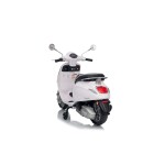 Mamido Dětský elektrický skútr Vespa ROMA bílý
