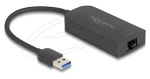 Delock 66045 USB Type-A na 2,5 Gigabit LAN černá / Adaptér / RJ-45 / 2,5 Gbit/s / 15 cm (66045)