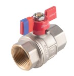 NOVASERVIS - Kulový plnoprůtočný kohout, motýlek MM 3/8" KFPM10