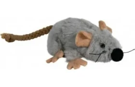 TRIXIE Plyšová myška s kočičí mátou 7 cm / Hračka pro kočky / Plyš / Catnip (TX-45735)