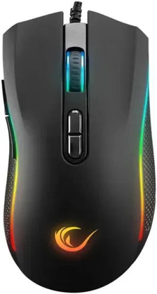 Rampage SMX-R44V2 černá / Herní myš / drátová / optická / 12800 DPI / RGB / 1000 Hz (SMX-R44V2BLACK)