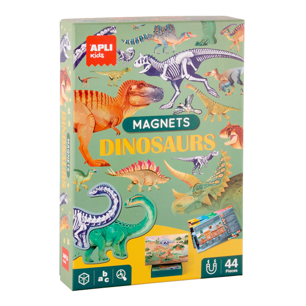 APLI edukační hra s magnety - Dinosauři, 5+