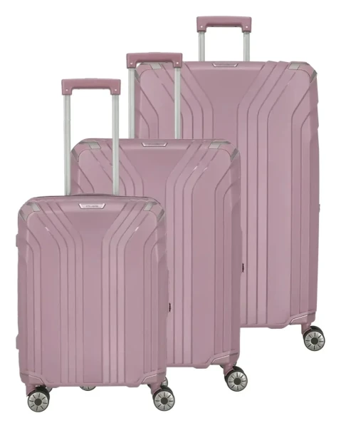 Travelite Elvaa 4w S,M,L Rosé S: 41 l / M: 72/77 l / L: 102 L TRAVELITE-76340-13